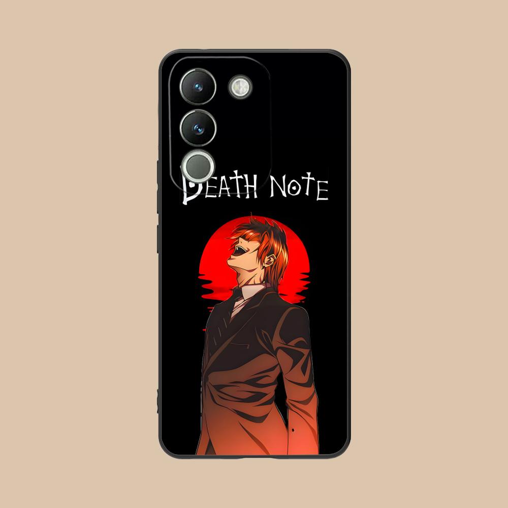 Death Note Kira Light Mobile Phone Case for VIVO Y77 76 75 74 73 72 58 56 55 51 50 38 36 Y19 Y18 Y03 Y01 5G Printing Cover