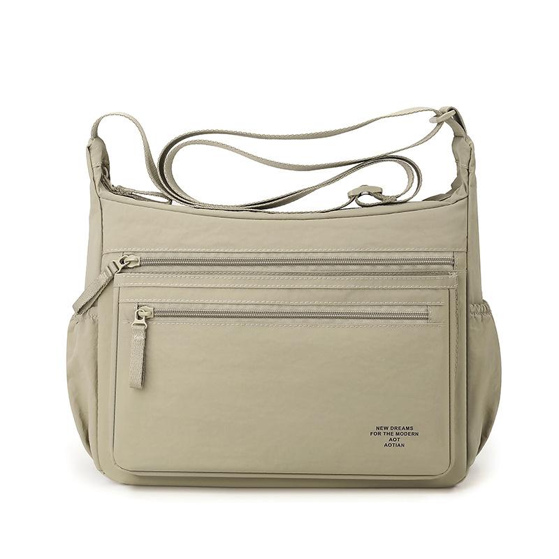 Nylonowa torba crossbody z wieloma kieszeniami na zamek błyskawiczny Regulowany pasek dla mężczyzn i kobiet