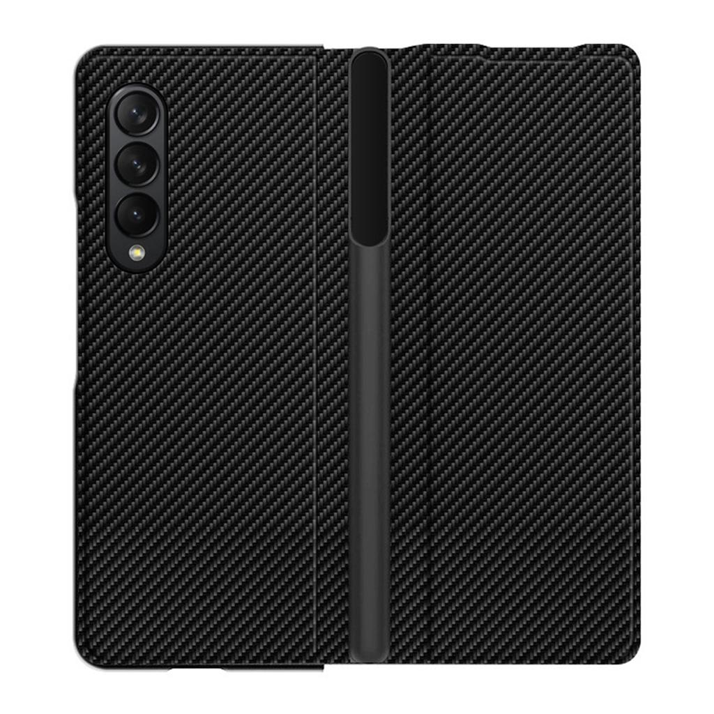 Custodia Pieghevole in Pelle Per Samsung Galaxy Z Fold 4 5g Custodia Sottile Pieghevole per Smartphone con Alloggio per Penna Cerniera Antiurto Custodia per Telefono