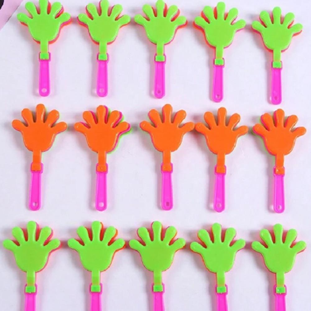 10Pcs Mini Hand Clappers Noisemakers Cheering for Sporting Events Game Day Birthday Party Favors