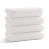 Smart Yell Bath Towel 4-Piece Set [Thick & Voluminous Type] White 100% Cotton 60 X 120 Cm Thick,