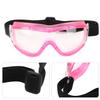 Children Safety Goggles AntiSpittle Kid Antifog Transparent Outdoor Protective Glasses(rose )