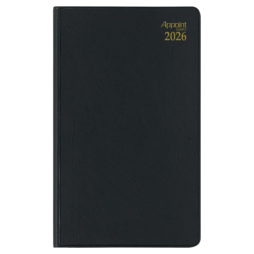 2026 Monthly Planner Schedule Book - Black, Starts December 2025