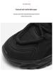 Scarpe Sportive da Uomo Nere Traspiranti in Rete 2024 con Suola Spessa - Design Casual, Rialzato, di Sicurezza per il Lavoro