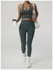 Women's High-Impact Seamless Halter Neck Sports Bra
