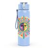1PC Bohemian Sun Totem Ethnic Art Print 750ml Color Plastic Sports Water Bottle Leakproof Flip Straw Lid Suitable for Sports Office Home Use
