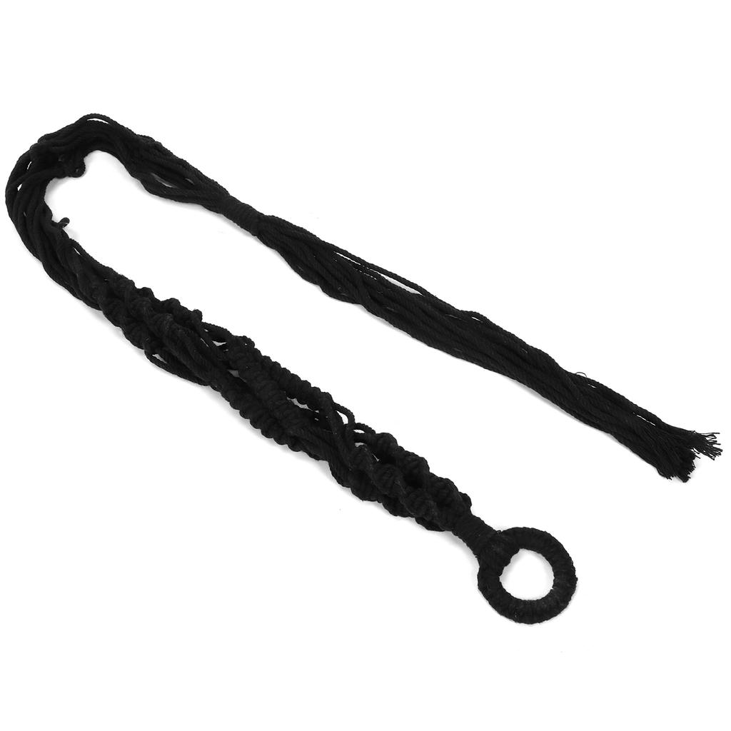 Bavlněný kroucený provazový závěs na rostliny Závěsný květináč Dekorativní držák na květináč Domácí dekorace