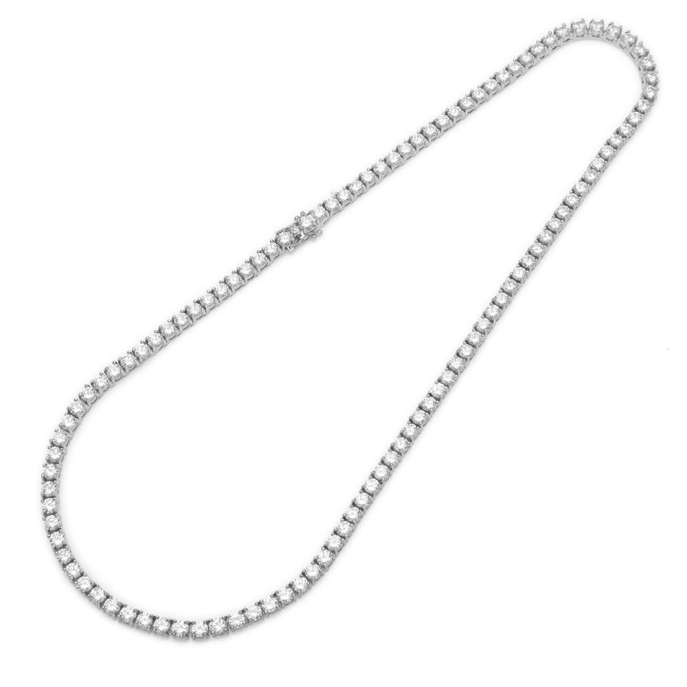 Coldness Style Personalized Tennis Chain Necklace, Men's Hip-hop Versatile High-end Accessory Necklace