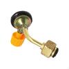 Gas Tank Refill Adapter Integrated Filling Valve for Hiking Camping Supplies