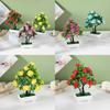 Artificial Potted Rose Plant With Durable Plastic Foam For Home Decor And Gifts