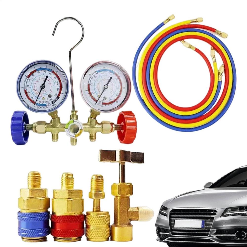 Manifold Gauge Set Professional AC Diagnostic Tool Portable Refrigerant Testing Device Air Conditioning Supplies For Home
