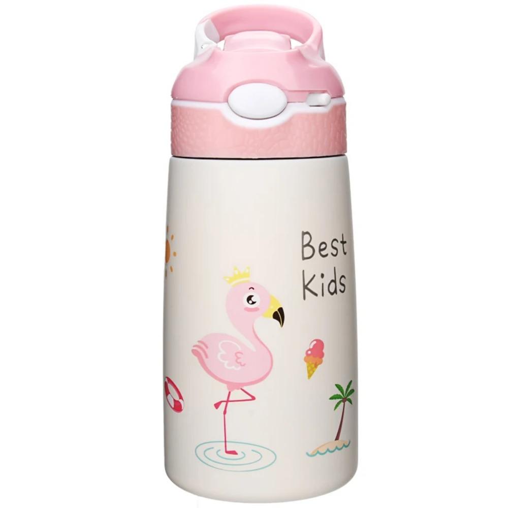 400ML Children Thermos Water Bottle Kids Thermos Mug Baby Duck Billed Straw 316 Stainless Steel Vacuum Flasks Tumbler Thermo Cup