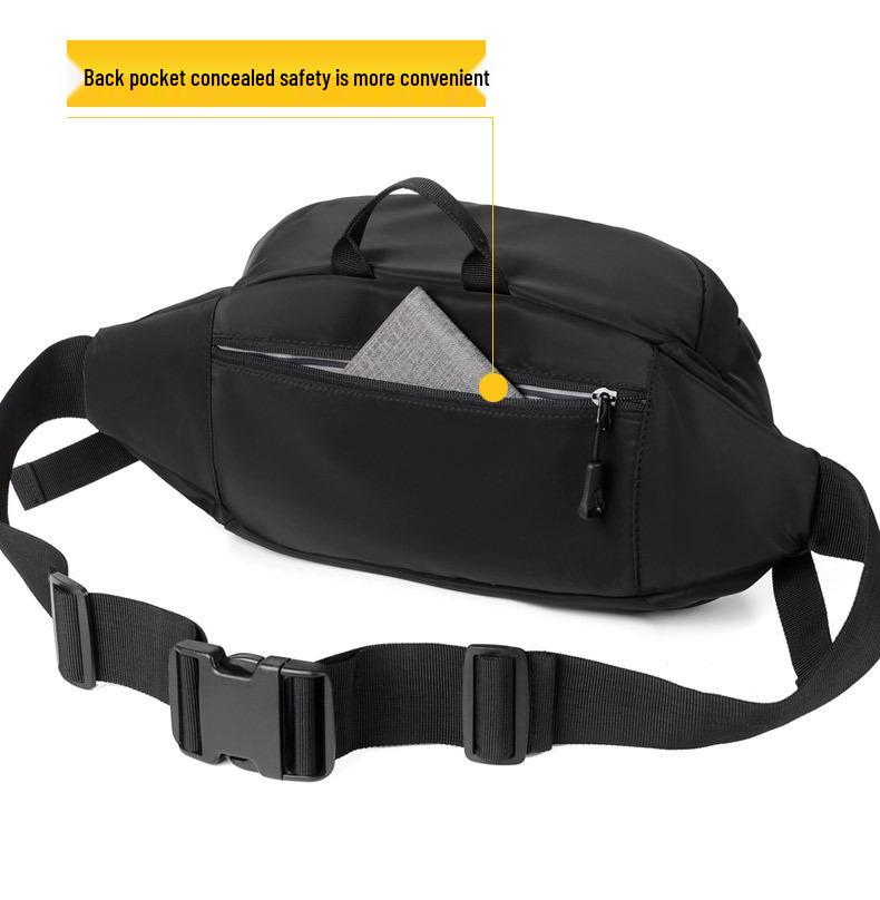 Korean Style Men's Chest & Waist Bag - Simple, Functional, Fashionable, and Spacious