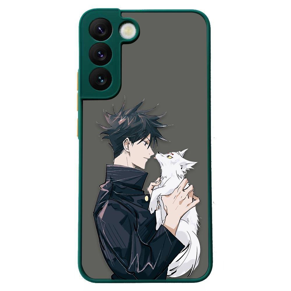 Jujutsu Kaisen Anime Shockproof Matte Case For Samsung Galaxy S22 Ultra S21 S20 FE S10 S9 S8 S10E Lite Plus 5G Shell Funda Cover