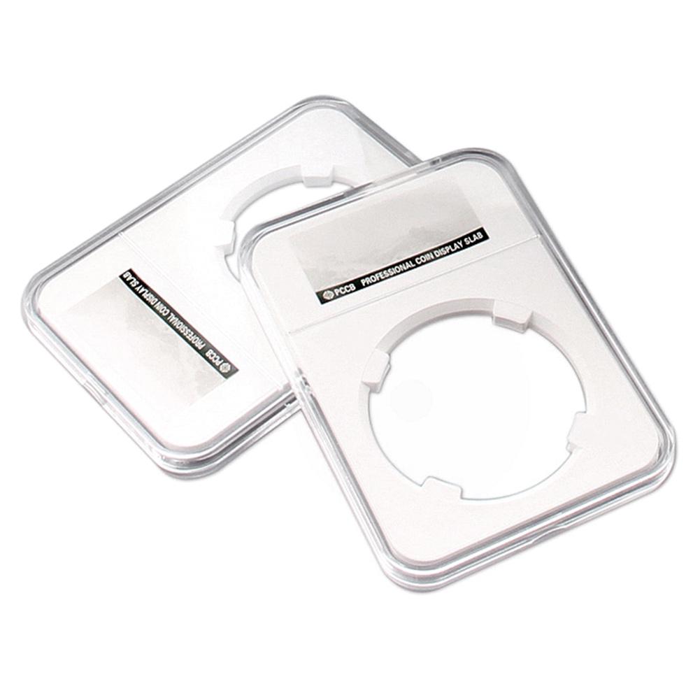 Transparent Plastic Coin Holder PCCB Professional Coin For 40mm Grade PCGS NGC Slab Case Storag Y6V8