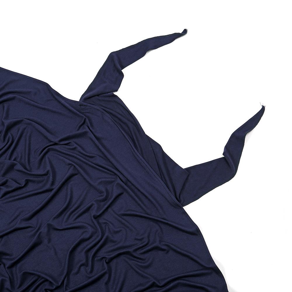 Women Instant Hijab Turban Cotton Jersey Hijab Soft Forehead Cross Instant Hijab Shawls Wraps Muslim Stretch Head Scarf Headband