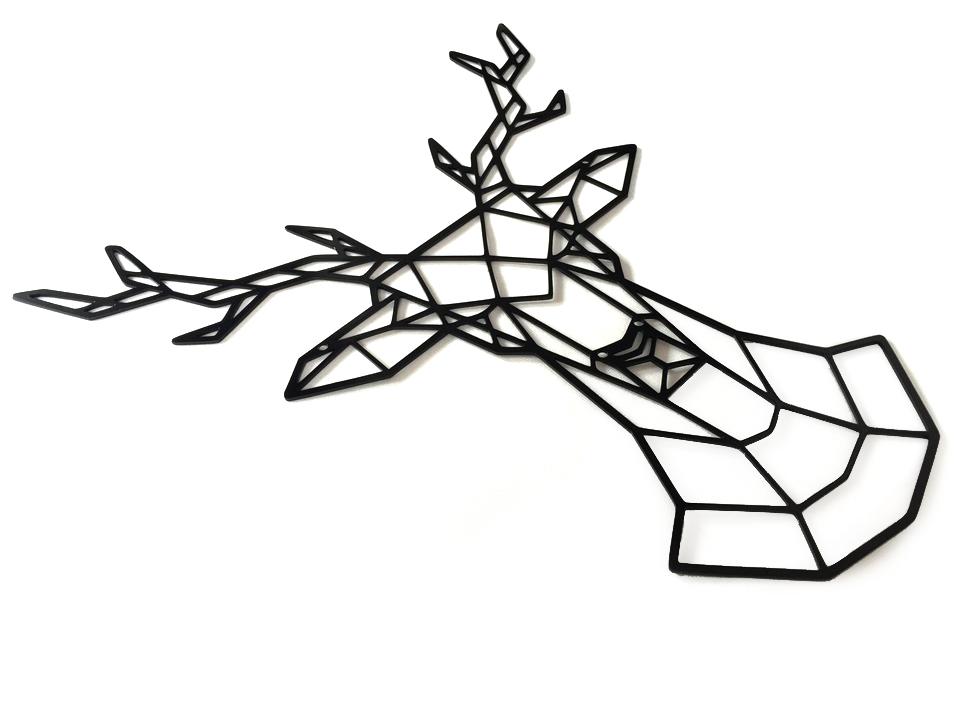 Decorizzly® 3D Deer Metal Decoration