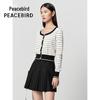 PEACEBIRD Women's Round Neck Knit Sweater