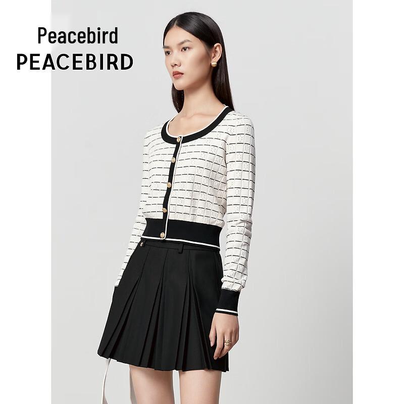 PEACEBIRD Women's Round Neck Knit Sweater