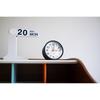El Commune Bauhaus Gene Alarm Clock, Bayer Alarm RO, Black, DCL-008