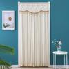 Double Layer Bedroom Partition Sheer Curtain with Strap Entrance Curtain Door Drapes  Privacy