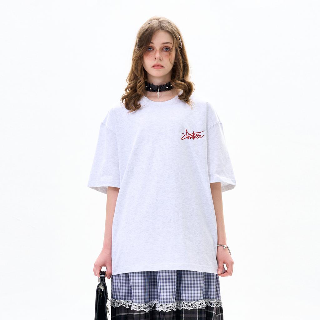Dickies T-Shirts Unisex Crew Neck Moderate Heavyweight DKU262NKT466-HYL