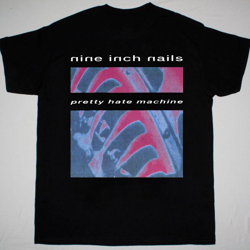 

Nine Inch Nails Pretty hate machine short sleeve black men T shirt Unisex T-Shirt XXXXL