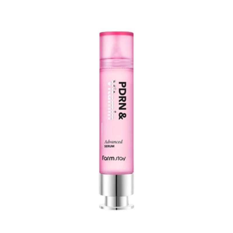 [Farmstay] PDRN & Vitamin Advanced Serum (30ml) | Rejuvenating & Brightening Face Essence, K-Beauty 30ml x 1EA