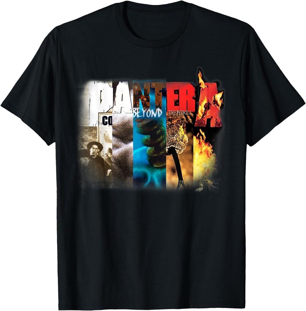 Pantera Hard Rock Metal T-Shirt, Collage Album Shirt, Gift for Fans Unisex T-Shirt S