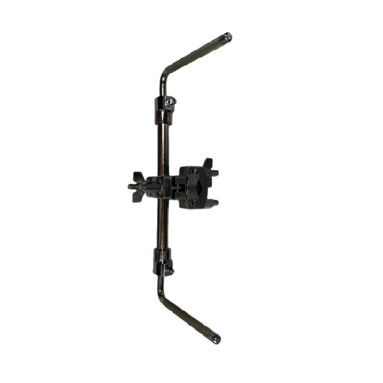 Drum Accessory Clamp Symmetrical U Shape Stainless Steel Multiple Angle Tilting Rubber Protective Pad