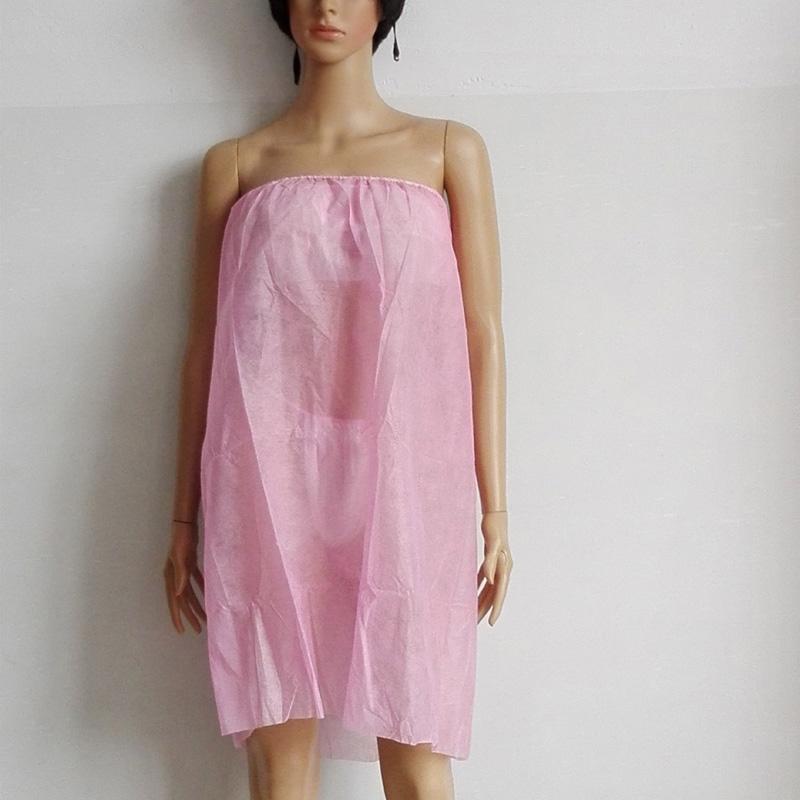 1/10Pcs/Pack Robes Home Decor Bath Skirt Travel Non-woven Fabric Steaming Hotel Skin-friendly Salon Spa Fashion Disposable Wrap