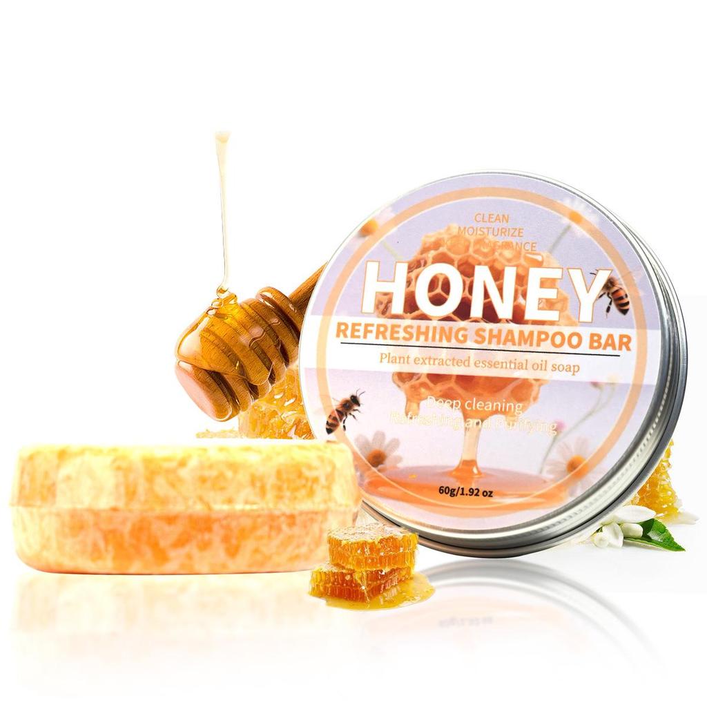 Kokosnuss & He Shou Wu Ginseng Bambuskohle Shampoo-Seife mit ätherischen Ölen & Zypressenblatt