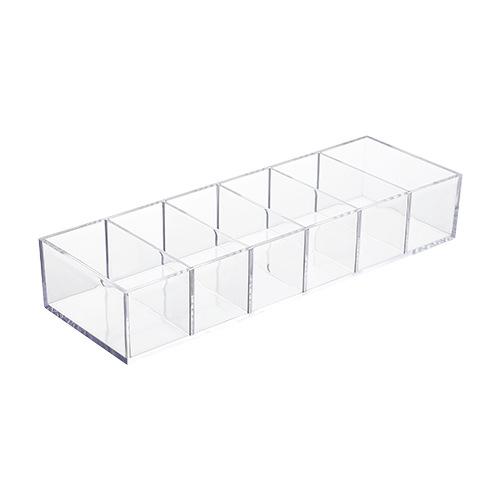 

Grid cosmetic storage box dormitory desktop data cable finishing box can be split lipstick jewelry box plastic storage