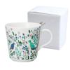 NARUMI Anna Emilia Floral Wedding Day Dishwasher Gift Gift Wrapping Product Mug, 340cc, "Good Luck" Design, Cute, Large, Gift, Mother's Gift,