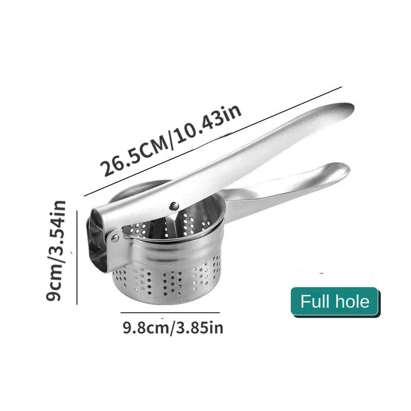 Stainless Steel Potato Machine For Potato Fruit Vegetable Juicer Presser Potato Mashers Ricers Kitchen Cooking Tools