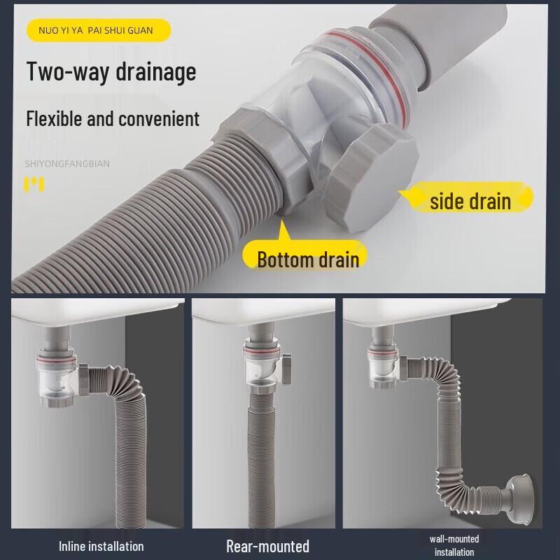 Canbo Bathroom Sink Drainer Set