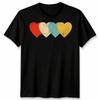 Retro Distressed Hearts Love Unisex TShirt Valentines Day UnisexS UnisexS Tee