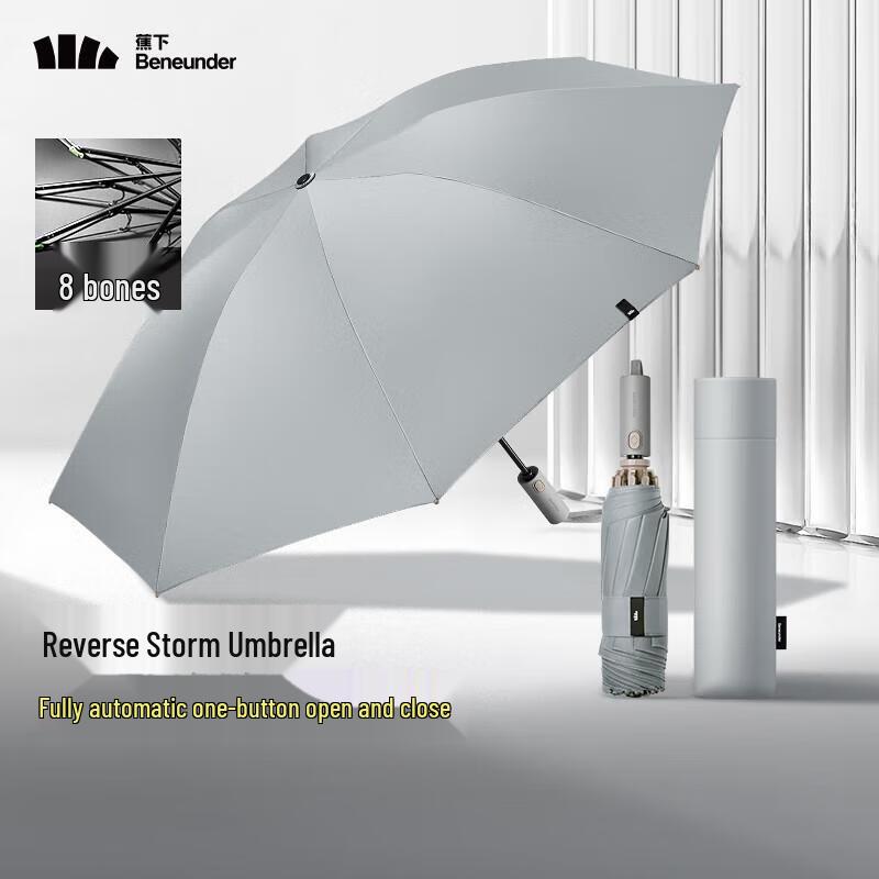 Beneunder Large Foldable 8-Rib Business Umbrella