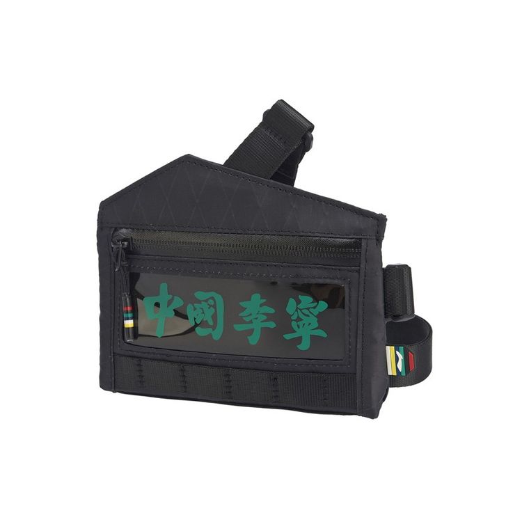 Li Ning Sports Fashion Series Nylon Shoulder Crossbody Bag Unisex bags Black ABDQ066-2 Black