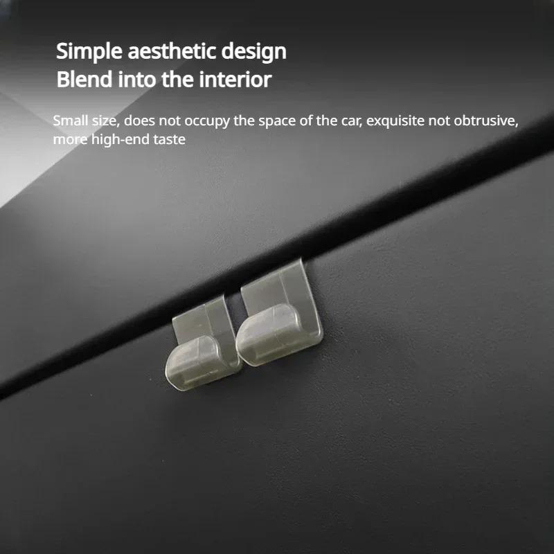 For Tesla Model X/S/3+ Highland Glove Box Hook Storage Hook Umbrella Bag Holder ModelX ModelS Car Interior Accessories 2023-2025