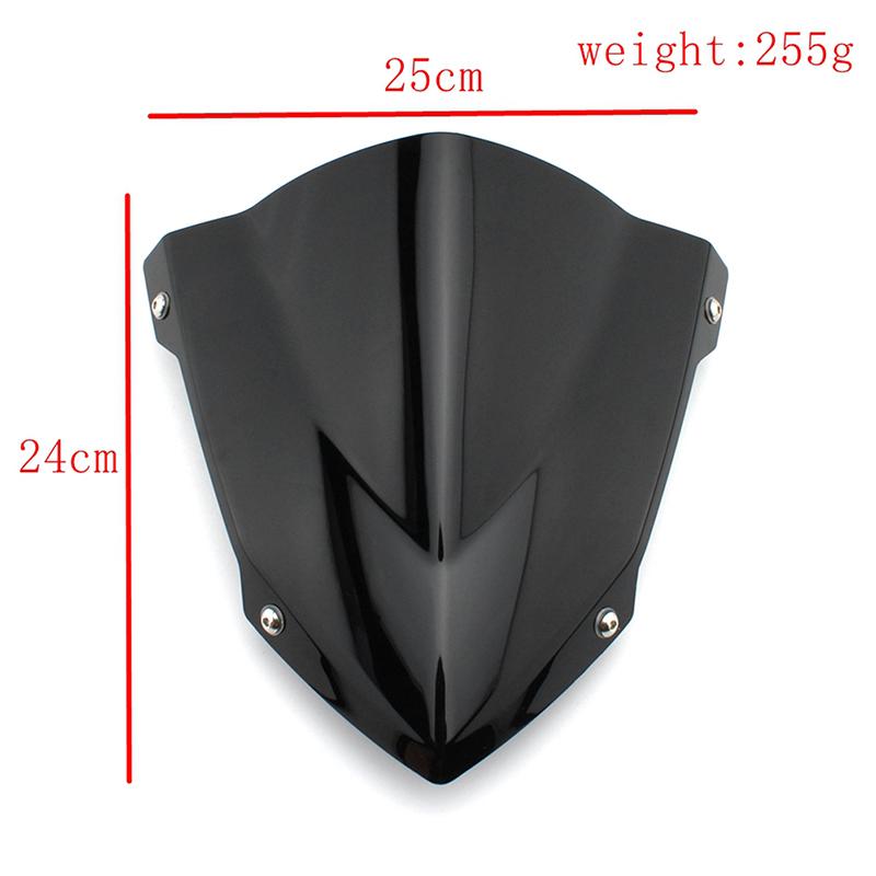 Motorcycle Front Windshield Visor Aerodynamic Windscreen Deflectors Spoiler Guard Protector For YAMAHA MT-07/FZ-07 2018-2021