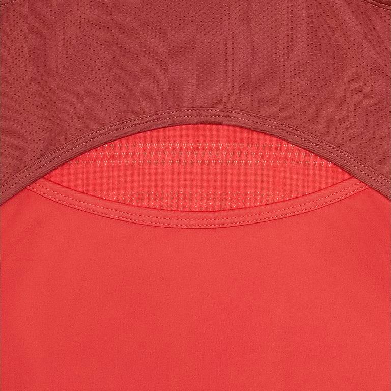 Asics Fashion Breathable Sleeveless Polo Tennis Dress Women Dresses Red 2042A278-602