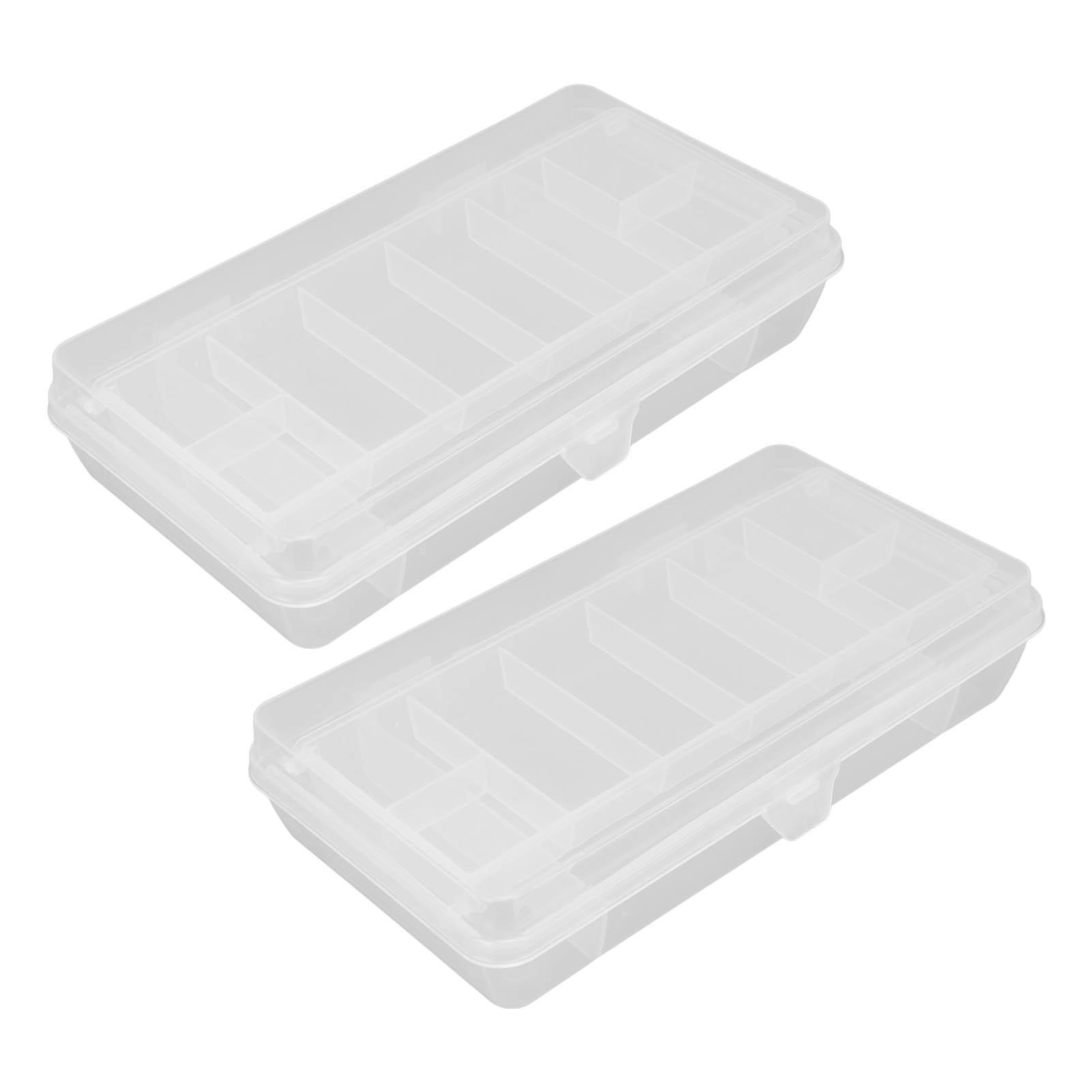 2 Pcs Fishing Lure Bait Box Waterproof Lure Box Fishing Multifunctional Accessory Storage Box
