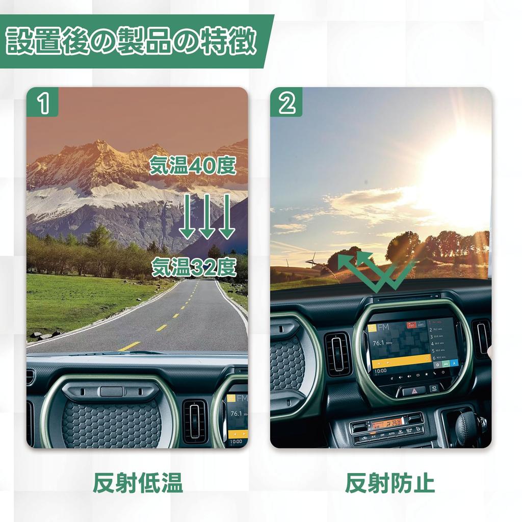 SANQUUQOO Dashboard Mat for Suzuki Hustler MR92S New Every from 2020 Protective Dashboard UV Reduces Prevents and is Gentle on the Eyes MR52S, (2nd