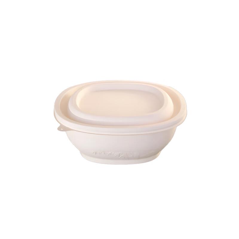 450ML Quadratische Abbaubare Maisstärke Lunchboxen (300 Sets)