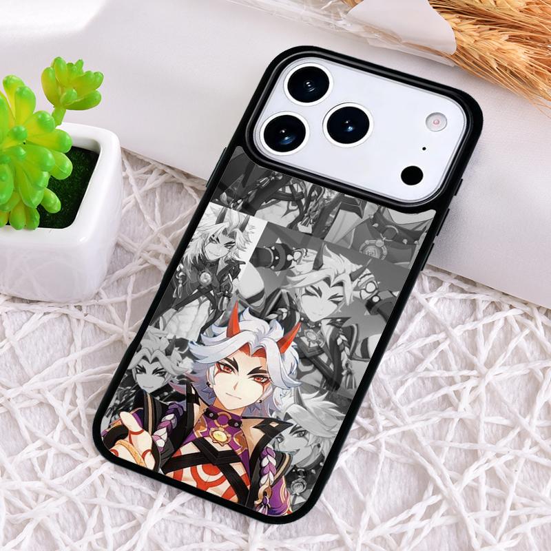 Genshin Impact Arataki Itto Phone Case for iPhone 17 Air 16 15 11 12 14 13 Pro Max Shockproof Cover