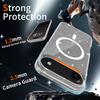 For iPhone Air Magnetic Case Glitter Design TPU PC PET Drop Proof Phone Cover