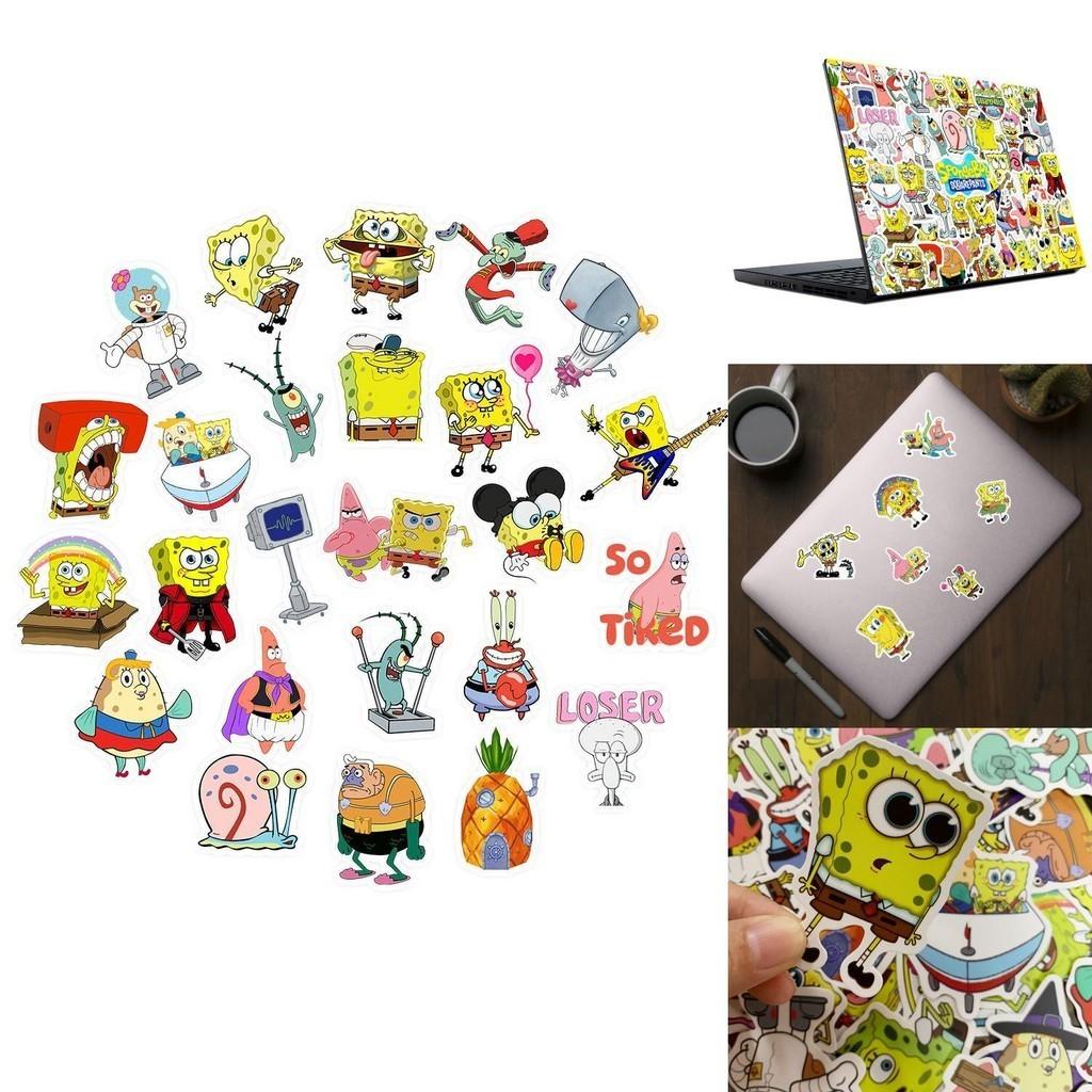 Durable Sunproof Sponge Bob Stickers For Diy Projects And Personalization