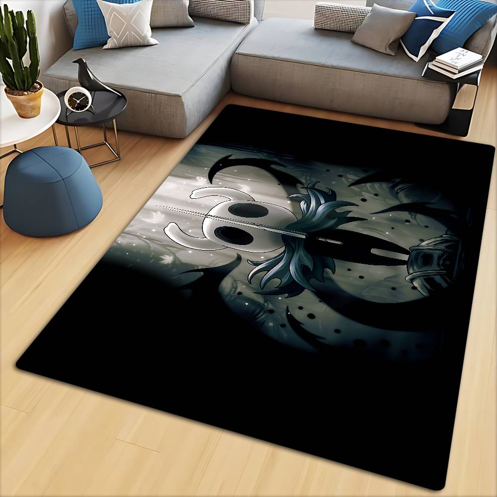 SPIEL-H-Hollow Knight Lange Teppiche Nordischer Stil Heimfußmatte Badezimmer-Toilettenmatten Schlafzimmer Bettvorleger
