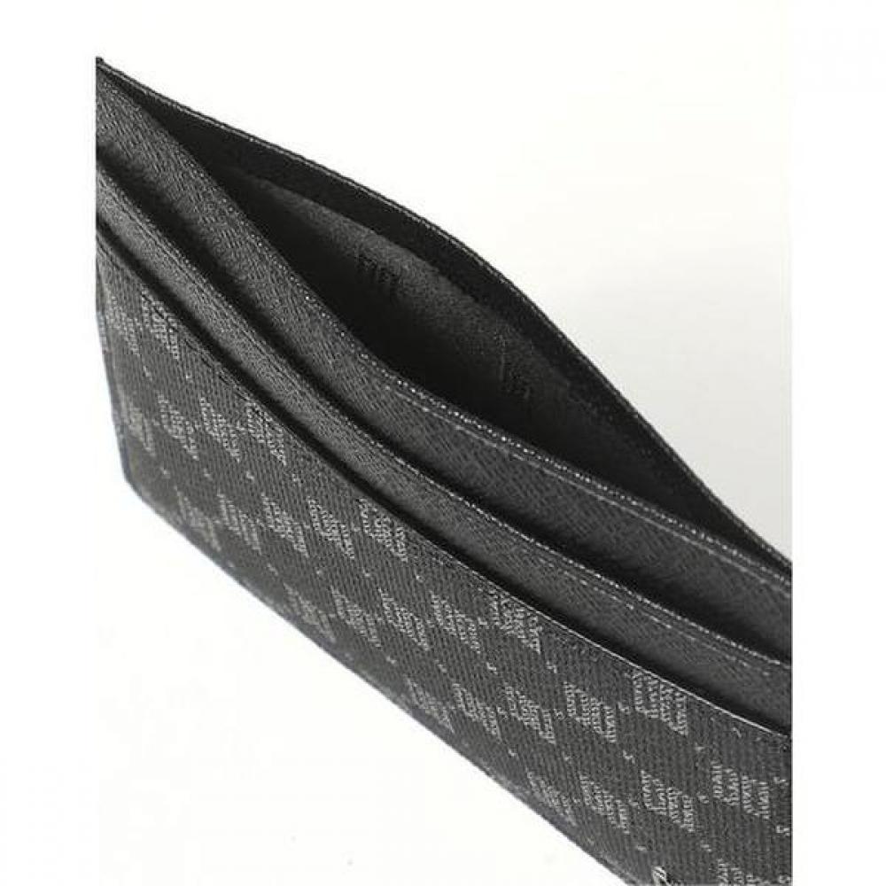 Daks Black Louis Dd Pattern Card Holder Pvc Dbho4e131bk